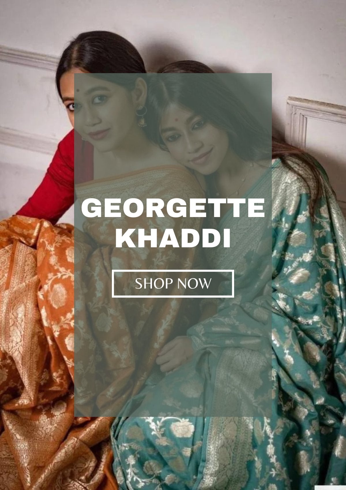 Georgette Khaddi Banarasi Sarees