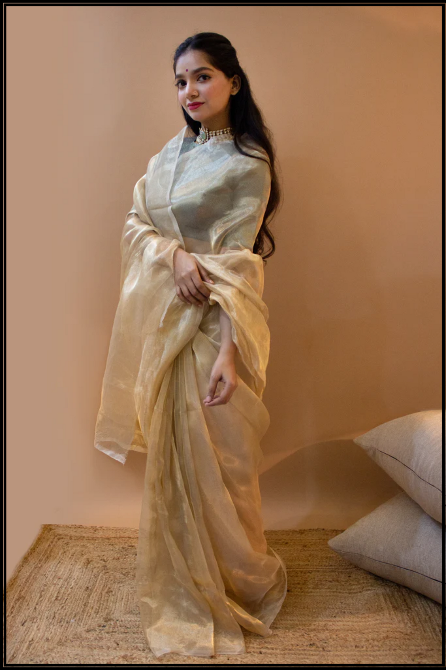 Pure Handwoven Tissue Saree