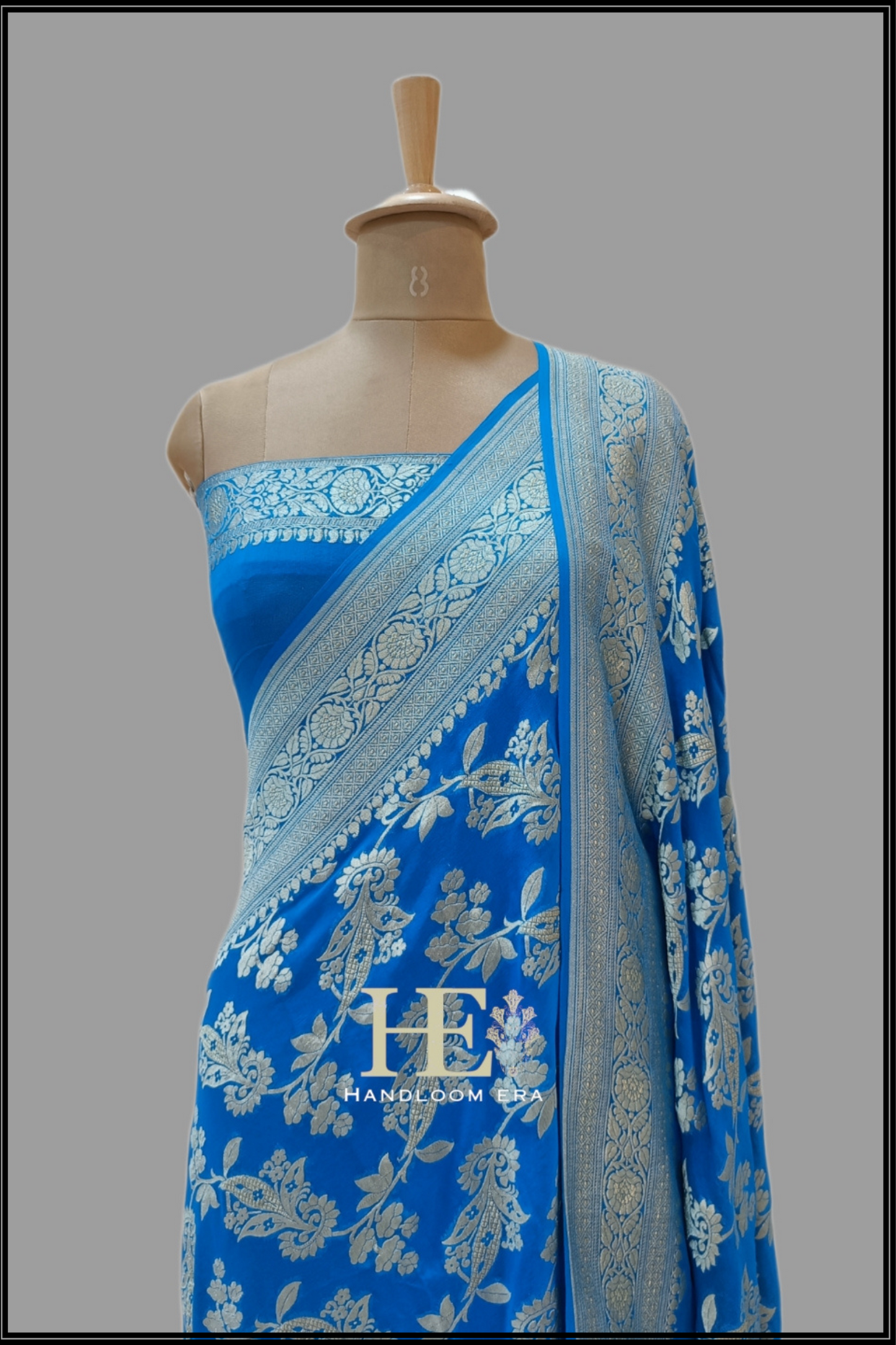 Georgette Khaddi Handloom Banarasi Saree