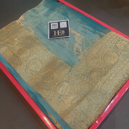 Pure Handwoven Tissue Silk Banarasi Saree