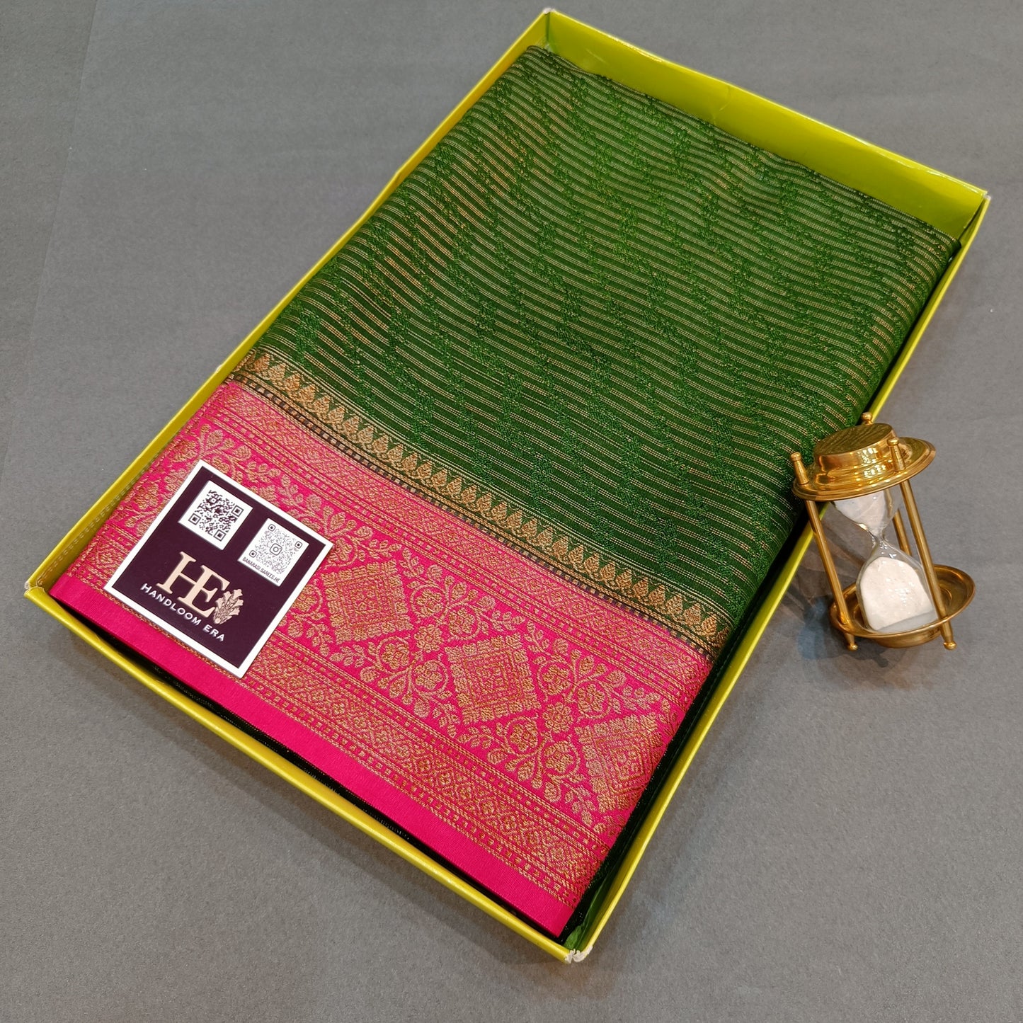 Banarasi Tanchui Silk with Contrast Border