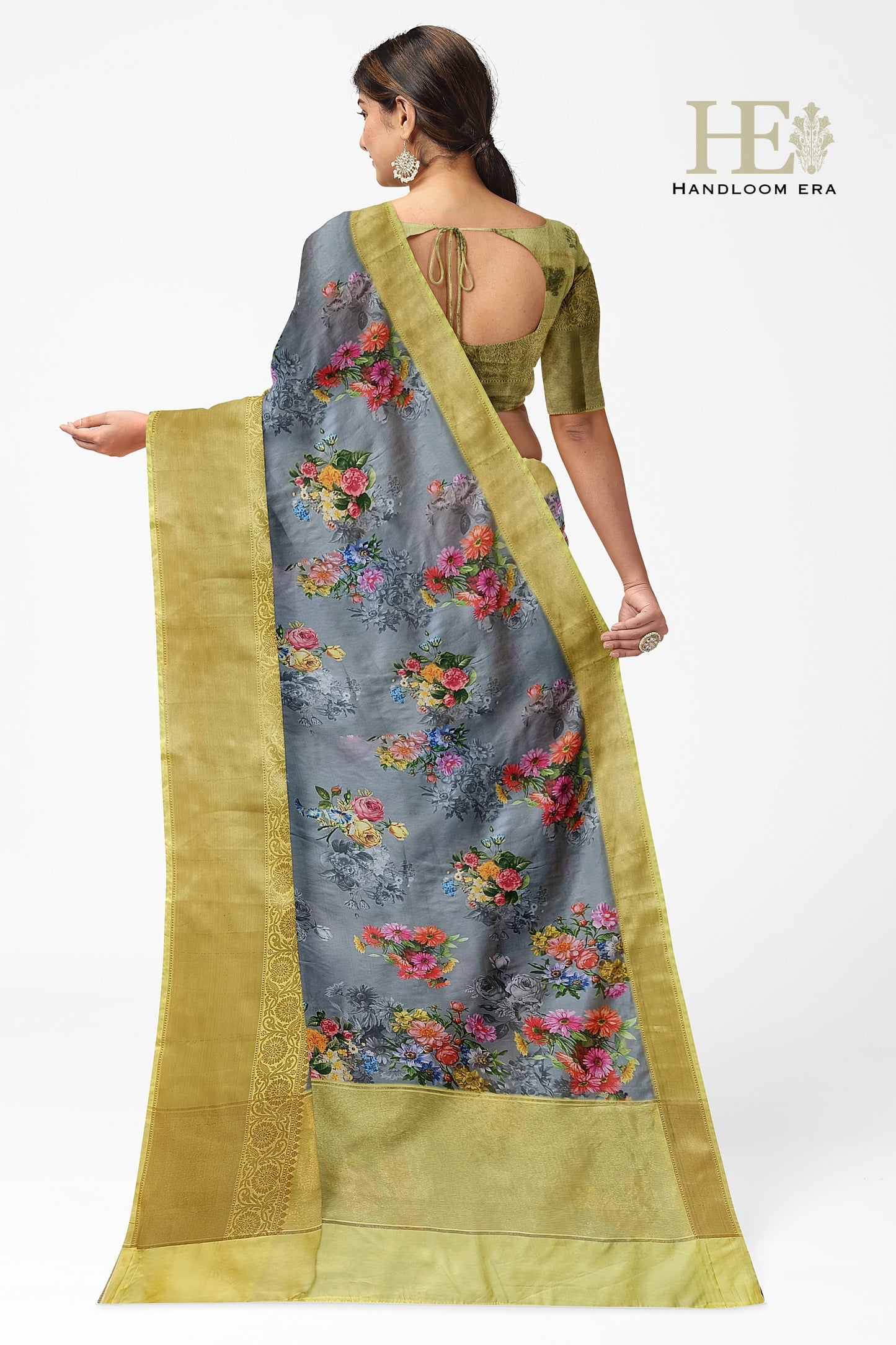 Banarasi Art Silk Digital Print Saree