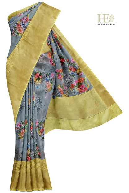 Banarasi Art Silk Digital Print Saree