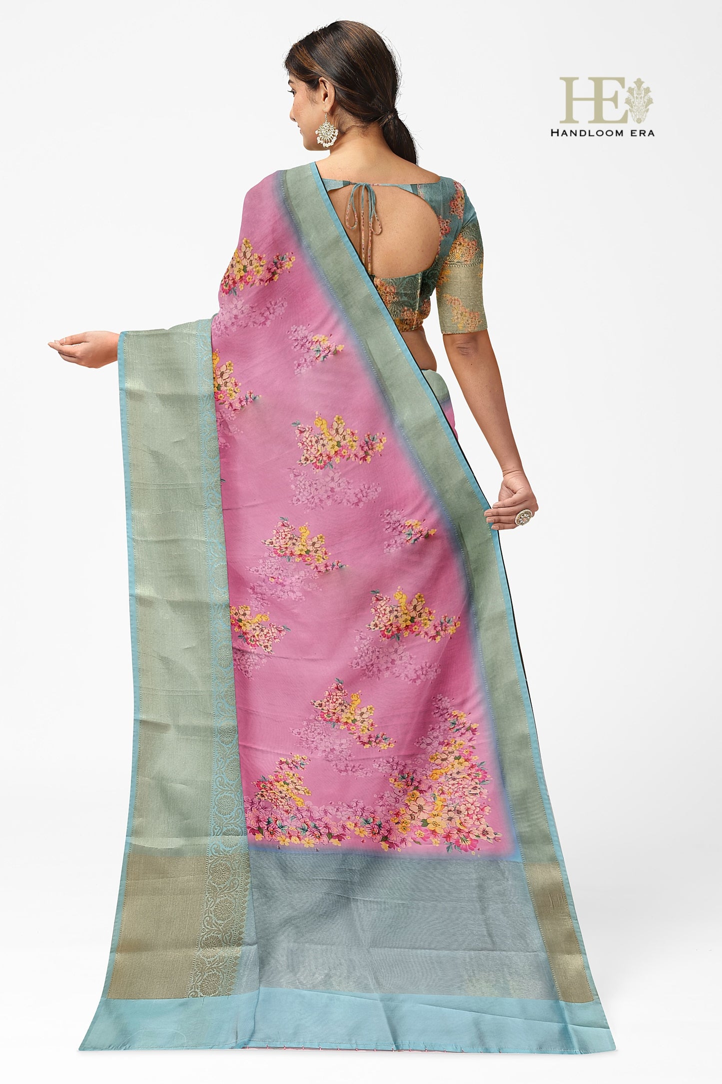 Banarasi Art Silk Digital Print Saree