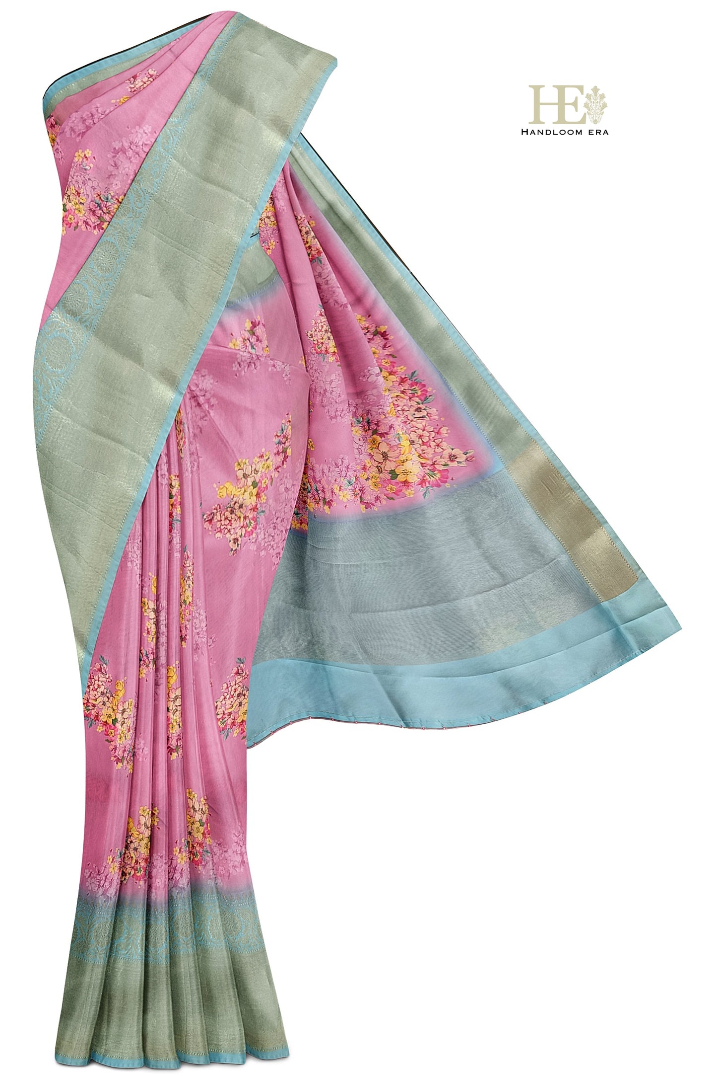 Banarasi Art Silk Digital Print Saree