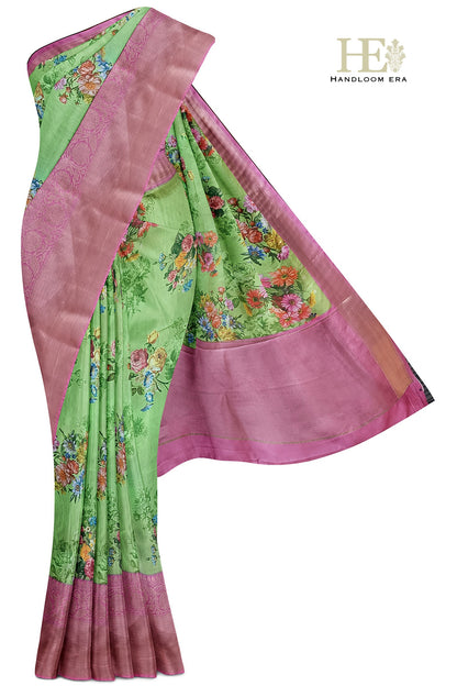 Banarasi Art Silk Digital Print Saree