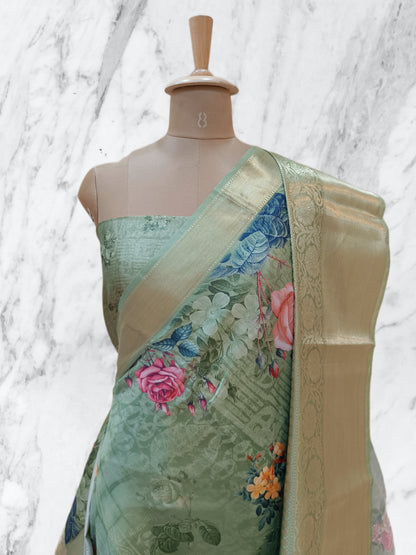 Banarasi Art Silk Digital Print